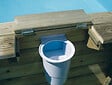 UBBINK PIS - Piscine octogonale en bois Océa - Bleu - L.400xl.610xH.130cm - vignette