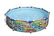 BESTWAY - Piscine tubulaire Steel Pro - Multicolore - Diam.274xH.66cm - vignette