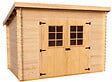 HABRITA - Abri de jardin - Bois - 20mm - 4.60m2 - vignette