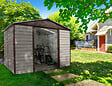 YARDMASTER - Abri de jardin en métal 106TBSL - Beige et marron - L.303xH.224xP.197cm - vignette