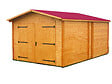 HABRITA - Garage en bois - 17.16m² - L.3.70xH.2.43xP.5.67m - vignette