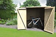 DECOR ET JARDIN - Abri à vélos en bois Bike Box - L.193xP.98xH.161cm - vignette