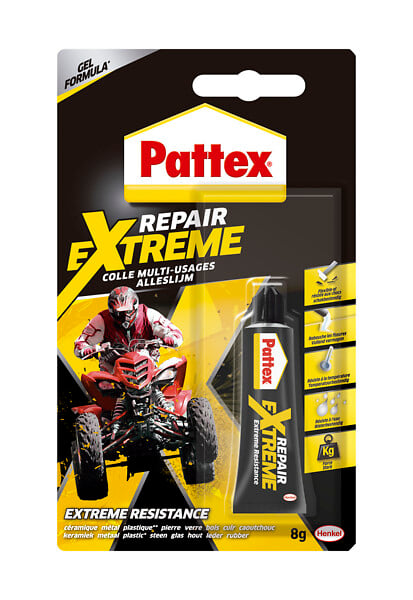 PATTEX - Colle multi-usages - Tube 8g - FlexTec - Sans solvant - large