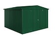 BIOHORT - Abri de jardin en acier Europa T7 - Vert foncé - L.316xH.209xP.300cm - vignette