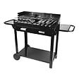 Barbecue charbon bois grilles 134x49.5x93.5cm - vignette