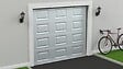 FLEXIDOOR - Porte de garage sectionnelle PVC - Blanc - 240x200cm - vignette