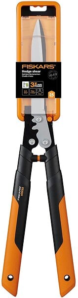FISKARS - Cisaille à haies PowerGearx- Acier - 66,5cm - large