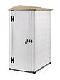 HABRITA - Abri jardin résine EVO 100.1 - Beige - L.88xP.132xH.195cm - vignette