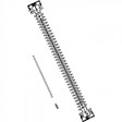 ABUS - Ferme-porte spirale 60kg max nickelé 280mm - vignette
