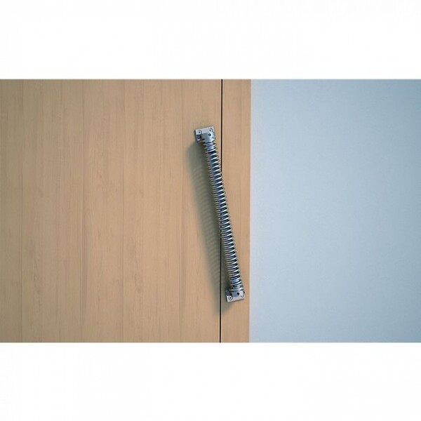ABUS - Ferme-porte spirale 60kg max nickelé 280mm - large