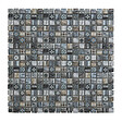 MAT INTER - Mosaïque en verre peint SANAE - Gris et beige - 30x30cm - vignette