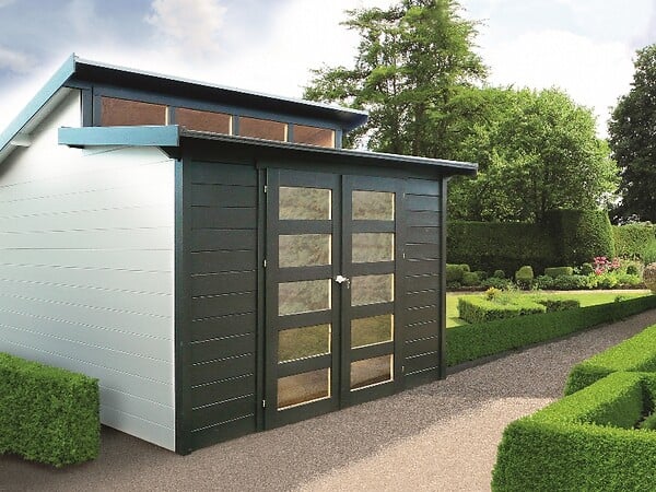 SOLID - Abri de jardin Milano - Bois - 11,42m2 - large