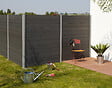 XYLTECH - Lame de clôture composite - Ébène - L.148x15,6xEp.1,9cm - vignette