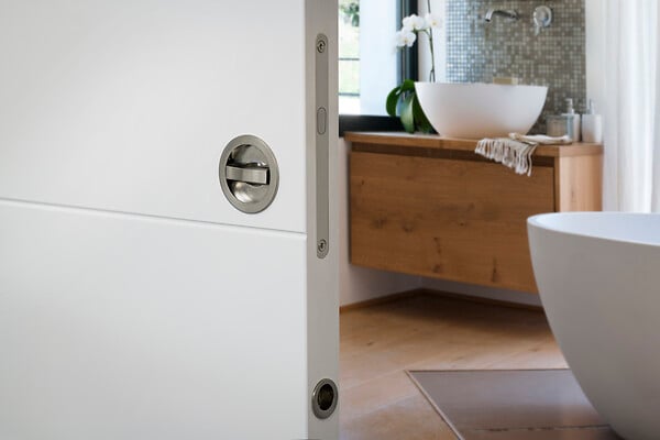 UL - Serrure crochet pour porte coulissante - large
