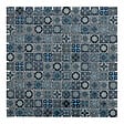 MAT INTER - Mosaïque 30x30 Marie Verre Bleu - 30x30cm - vignette