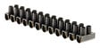 ZENITECH - Barrette de connexion 4 mm² - 24 bornes - Noir - vignette