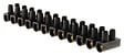 ZENITECH - Barrette de connexion - 12 plots - 16 mm² Noir - vignette