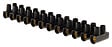 ZENITECH - Barrette de connexion électrique - Noir - 12 plots 25 mm² - vignette