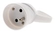 ZENITECH - Fiche électrique femelle à anneau 2P+T 16A - Blanc - vignette