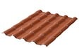 SEDPA - Plaque imitation tuile PVC - Terracotta - 222x75cm - vignette