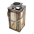 LUMISKY - Lanterne solaire en bois OAKY H28cm - vignette