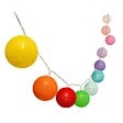 LUMISKY - Guirlande solaire MIMY COLORS 10 boules coton 3.8M - vignette