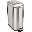 KITCHEN MOVE - Poubelle à pédale inox FULLER argent 40L - vignette