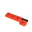 TOOD - Kit de 4 bacs à bec 0.75L - Plastique - Rail mural inclus - vignette
