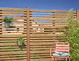 Collections Atlante - Panneau occultant en bois FIORE - Naturel - 90x180cm - vignette