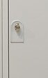 P.HENRY - Vestiaire acier industrie salissante 2 cases gris perle - vignette