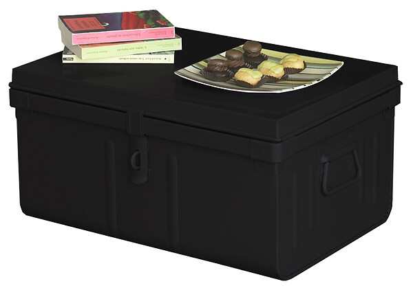 P.HENRY - Coffre en aluminium  - Noir - 60L - 42x57x29cm - large