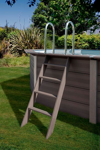 GRE - Piscine ovale composite Avantgarde - L.804xl.386xH.124cm - large