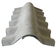 SEDPA - Faitière - Fibrociment - Gris - 2 pans - vignette
