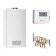 CHAFFOTEAU - Chaudière Gaz BasNox Inoa Nox Chaffoteaux 24 kW / VMC Complète (Douilles + Dosseret) avec Thermostat Filaire - vignette