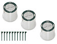 GARANTIA - Kit 3 cloches jardin Sunny - Protection antigel - 35x35cm - vignette