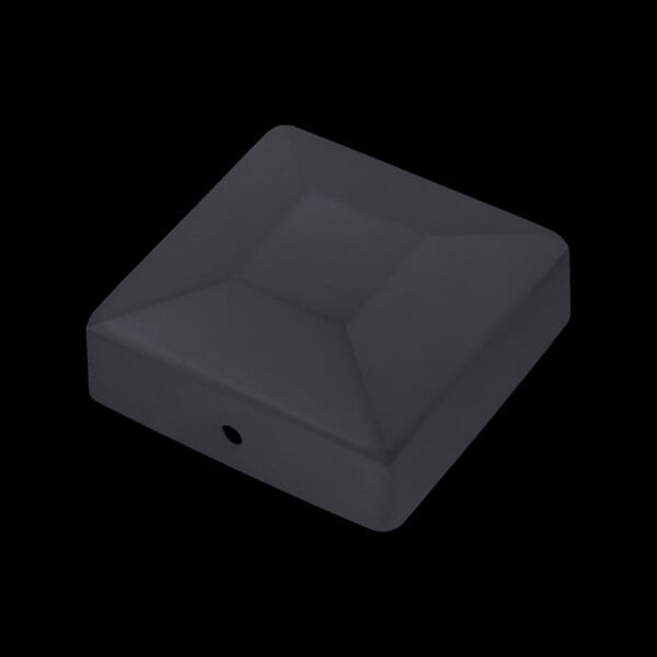 SUKI - Chapeau de poteau pointu 9x9cm - Gris anthracite - large