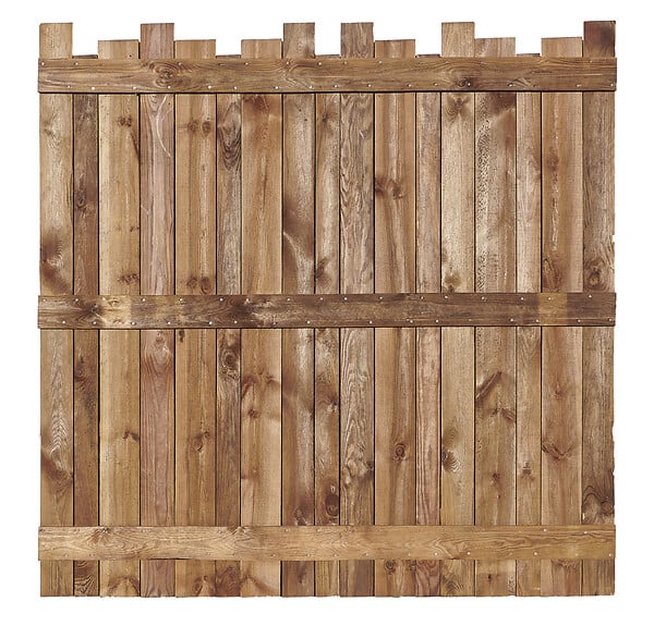 Collections Atlante - Panneau de clôture pin - Marron - 180x180cm - large