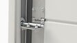 FLEXIDOOR - Porte de garage sectionnelle PVC Groove - Gris - 240x200cm - vignette