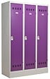 P.HENRY - Faux socle acier pour vestiaire - Gris perle - 120x50x10cm - vignette