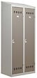 P.HENRY - Coiffe pour vestiaire acier 90cm - Gris perle - 3 cases - vignette