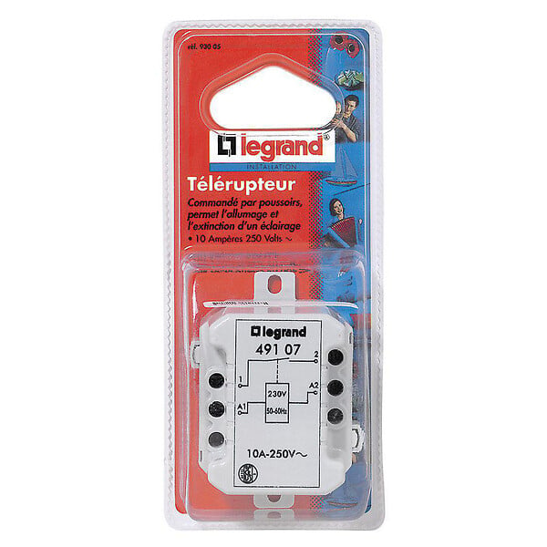 LEGRAND - Télérupteur unipolaire silencieux - à encastrer - 10A 230V - large