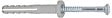 FISCHER - Cheville NF à clou nylon - 8mmx100mm-60mm - 100 pieces - vignette