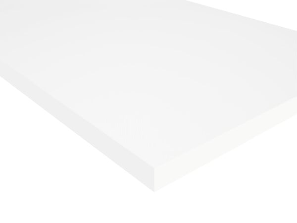GRUPOALVIC - Plan de travail - Blanc mat - L244xP62cm - Ep 2,8cm - large