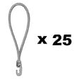 GT GARDEN - Lot de 25 attaches rapides 25 cm - vignette