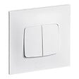 LEGRAND - Double poussoir Neptune 6A - Blanc - vignette