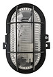 ELEXITY - Hublot ovale en verre noir avec grille - IP44 - vignette
