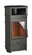INVICTA - Poêle à bois fonte Treville - Anthracite - 8kW - vignette