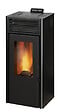 INVICTA - Poêle à granulés fonte Nola - Noir - 9.5kW - vignette