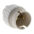 ZENITECH - 3 douilles B22 en nylon avec 1 bague - Blanc - Zenitech - vignette