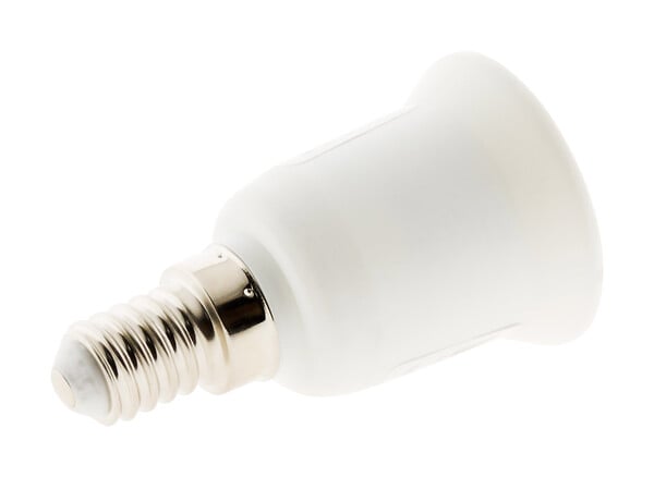 ZENITECH - Adaptateur de douille fiche mâle E14 vers fiche femelle E27 - Zenitech - large